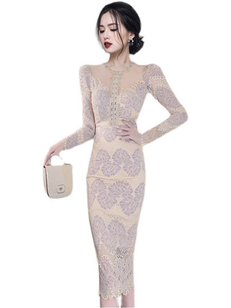 Moodne naiste pikk pitskleit