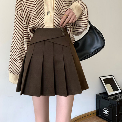 Lühike plisseeritud seelik naistele