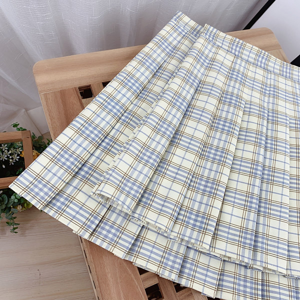 Ruuduline plisseeritud seelik - kaks pikkust