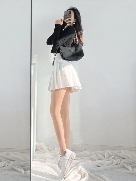 Lühike plisseeritud seelik - erinevad värvid