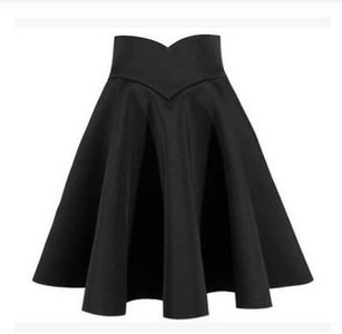 Moodne kõrge vöökohaga naiste seelik kahes mudelis