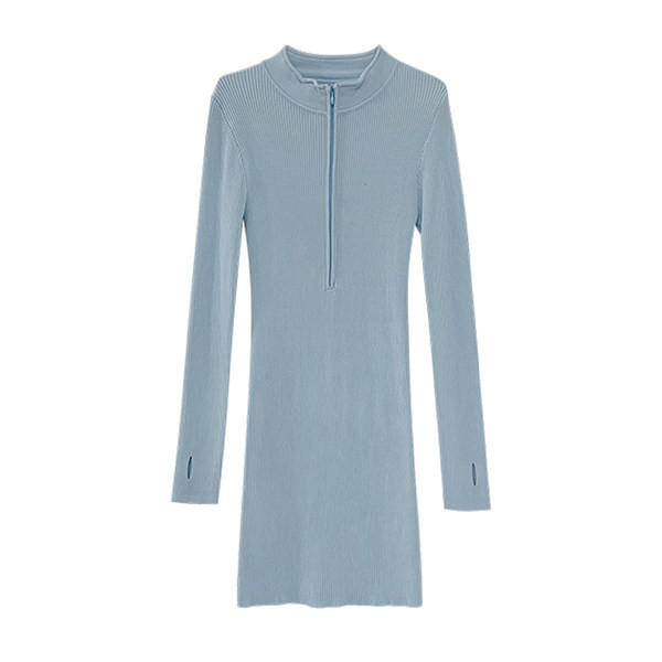 Rochie casual dama din catifea