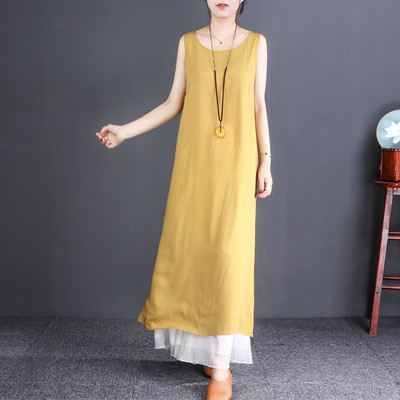 Naiste pikk kleit kahe mudeliga