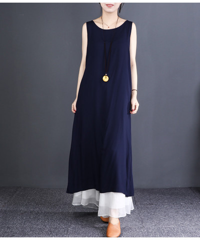 Naiste pikk kleit kahe mudeliga