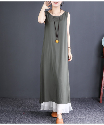 Naiste pikk kleit kahe mudeliga