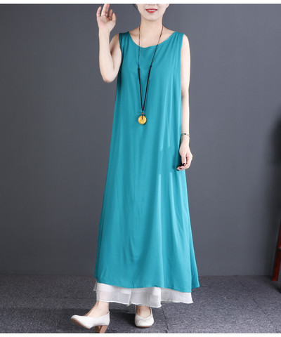 Naiste pikk kleit kahe mudeliga