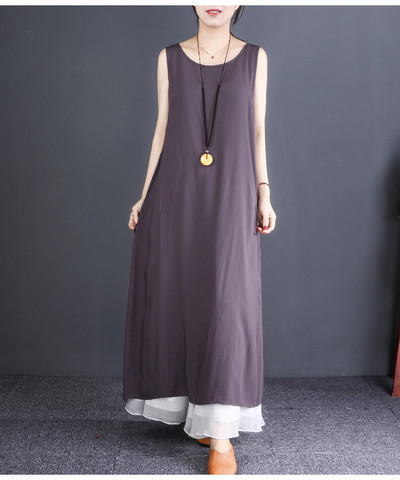 Naiste pikk kleit kahe mudeliga