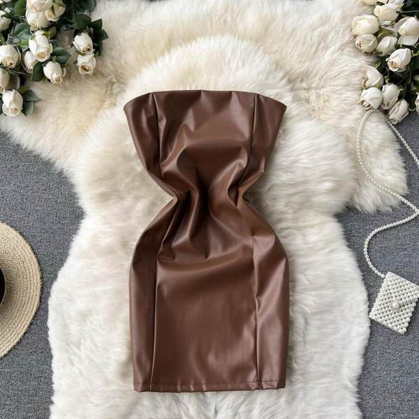 Lühike liibuv kleit ökonahast