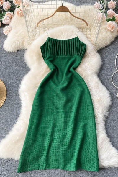 Rochie de vara model dreapta cu bretele subtiri