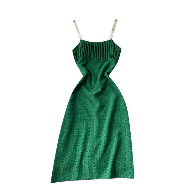 Rochie de vara model dreapta cu bretele subtiri