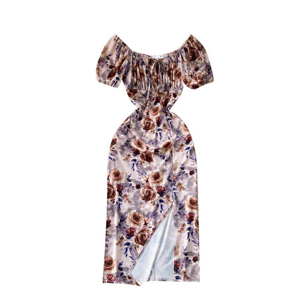 Lillemustriga suvekleit