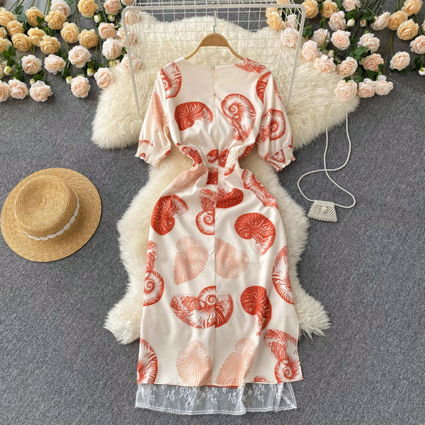 Rochie lunga de dama cu talie elastica