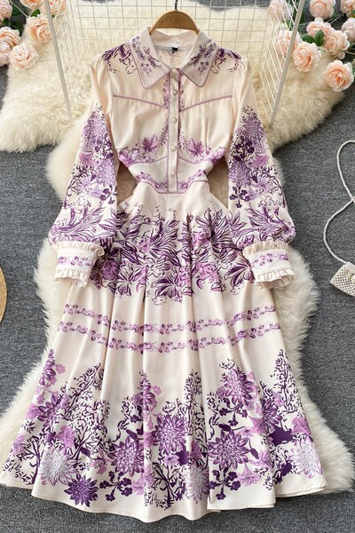 Naiste lillemustriga kevadkleit