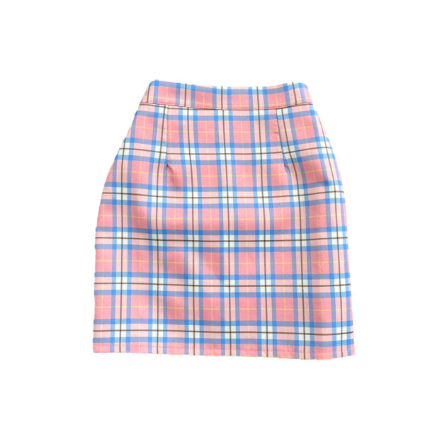 Lühike kõrge vöökohaga naiste seelik – kolme värvi