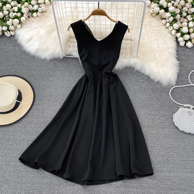 Rochie casual dama cu decolteu spitz - patru culori