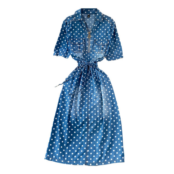 Tõmblukuga vabaaja kleit