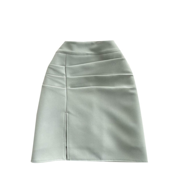 Naiste kõrge vöökoha ja lõhikuga seelik