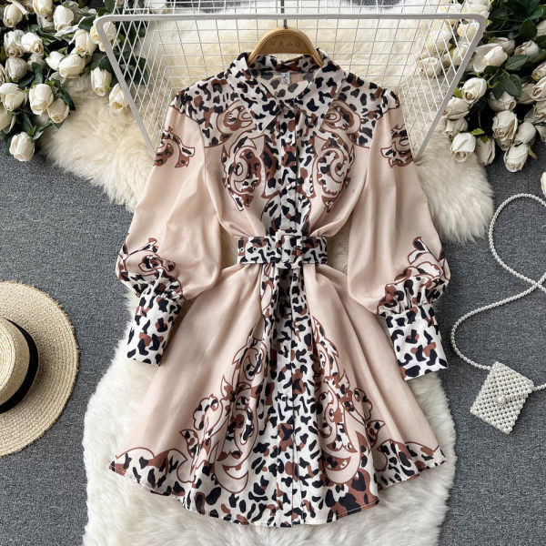 Stiilne pikkade varrukatega kleit