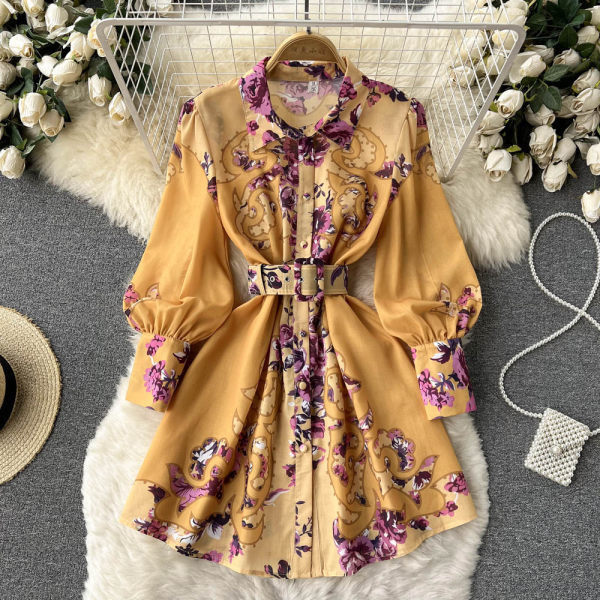 Stiilne pikkade varrukatega kleit