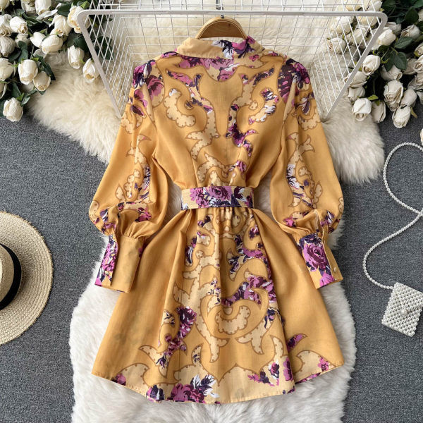 Stiilne pikkade varrukatega kleit