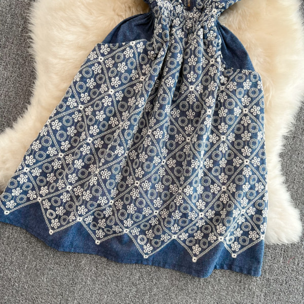 Vabaaja naiste teksakleit luku ja lühikeste varrukatega