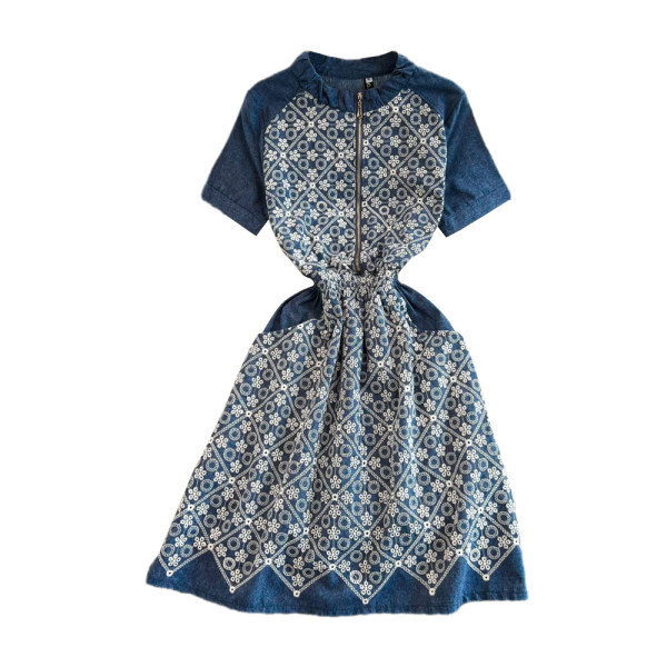 Vabaaja naiste teksakleit luku ja lühikeste varrukatega