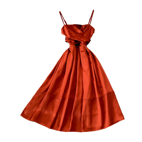 Stiilne õhukeste rihmadega kleit