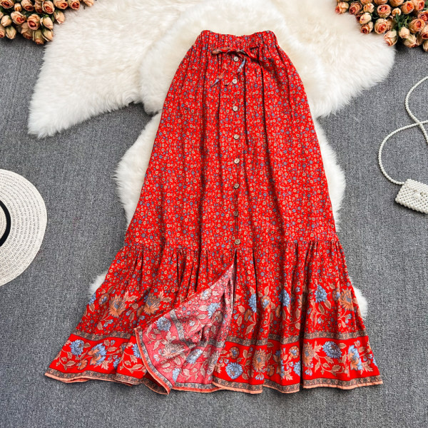 Värviline naiste kevadseelik - pikk