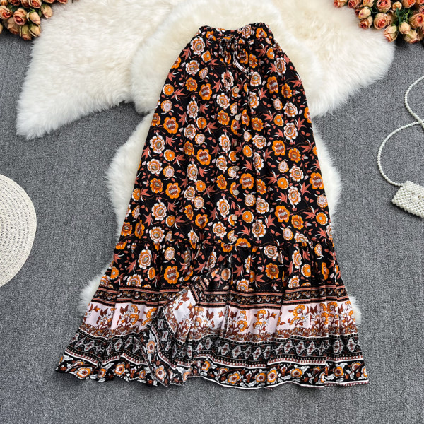 Värviline naiste kevadseelik - pikk