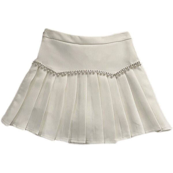 Naiste seelik pärlite ja kõrge vöökohaga - kahte värvi