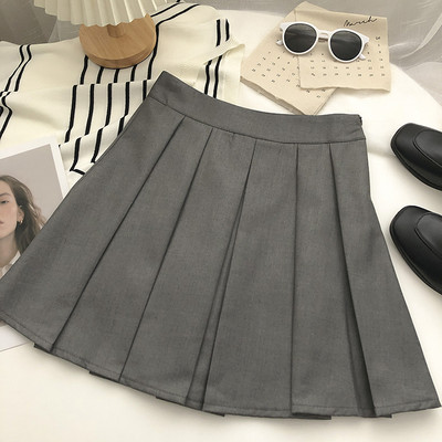 Lühike plisseeritud seelik mitmes värvitoonis