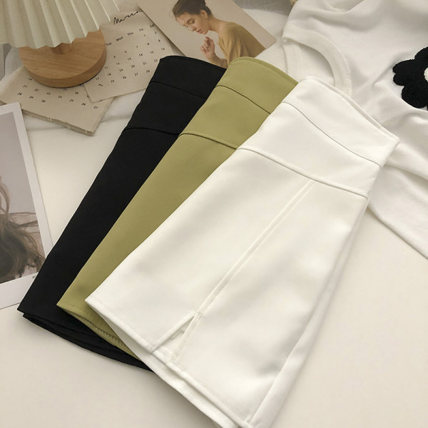 Uue mudeli kõrge vöökoha ja lõhikutega seelik