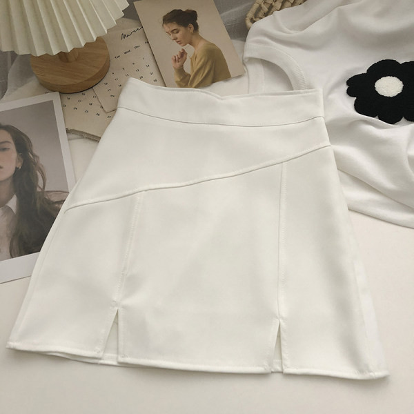 Uue mudeli kõrge vöökoha ja lõhikutega seelik