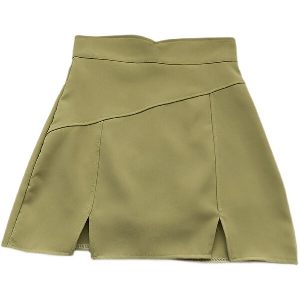 Uue mudeli kõrge vöökoha ja lõhikutega seelik