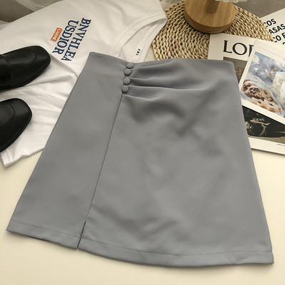 Neljas värvitoonis kõrge vöökohaga naiste seelik