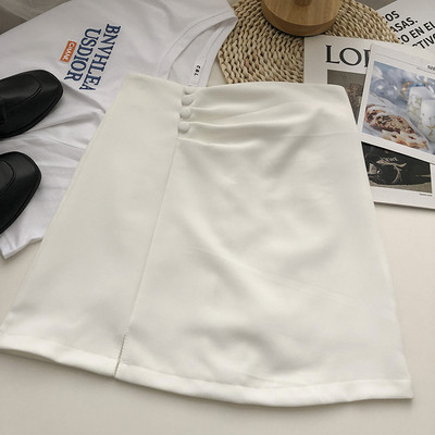 Neljas värvitoonis kõrge vöökohaga naiste seelik