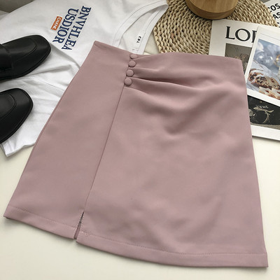 Neljas värvitoonis kõrge vöökohaga naiste seelik