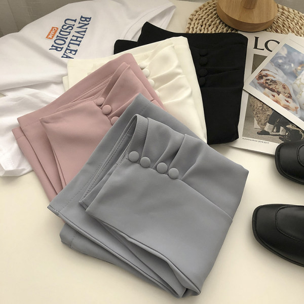 Neljas värvitoonis kõrge vöökohaga naiste seelik