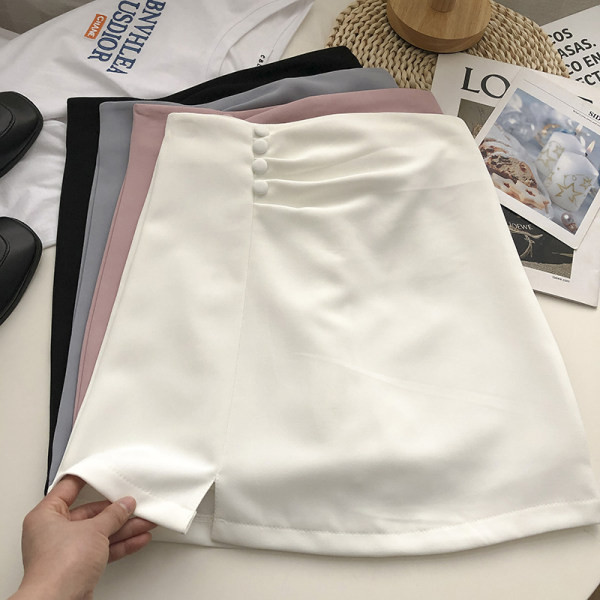 Neljas värvitoonis kõrge vöökohaga naiste seelik