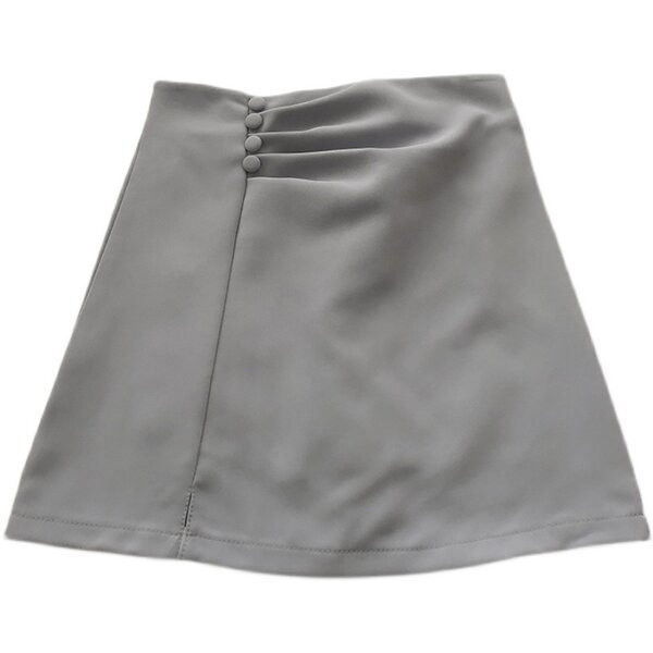 Neljas värvitoonis kõrge vöökohaga naiste seelik