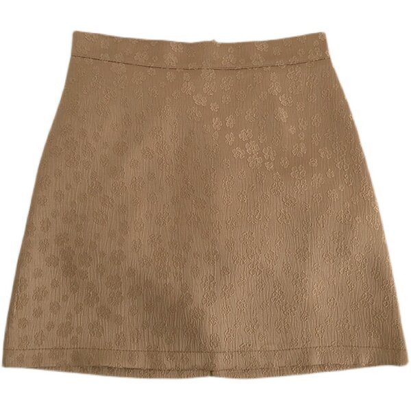 Lühike liibuv, läikiva efektiga seelik