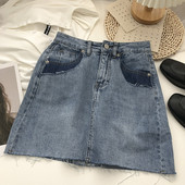 Naiste lühike teksaseelik tavaline mudel