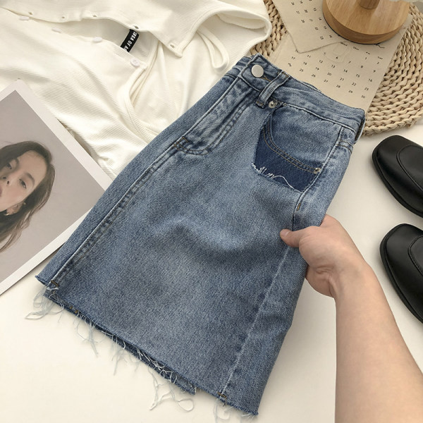 Naiste lühike teksaseelik tavaline mudel