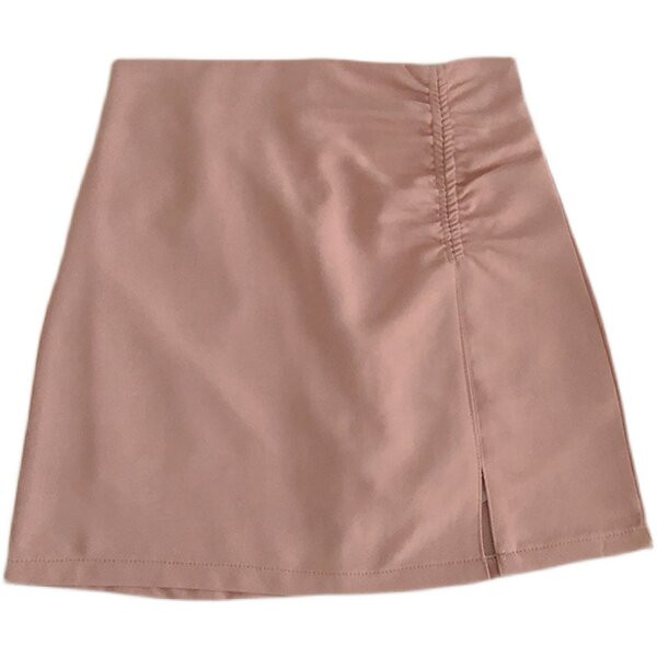 Naiste seelik kõrge vöökoha ja volditud osaga