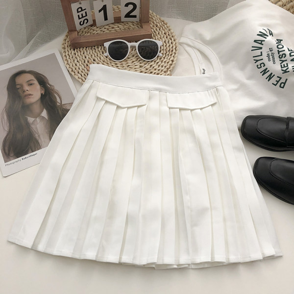 Fusta scurta de dama cu talie inalta - mai multe culori