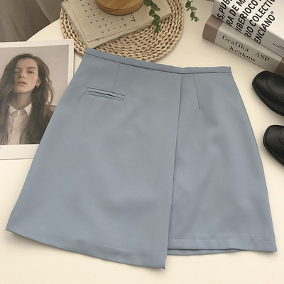 Naiste seeliku sirge kõrge vöökohaga mudel