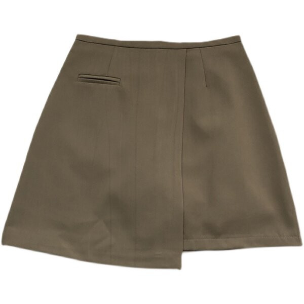 Naiste seeliku sirge kõrge vöökohaga mudel