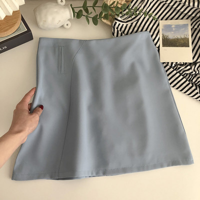 Lühike lukuga nahast seelik