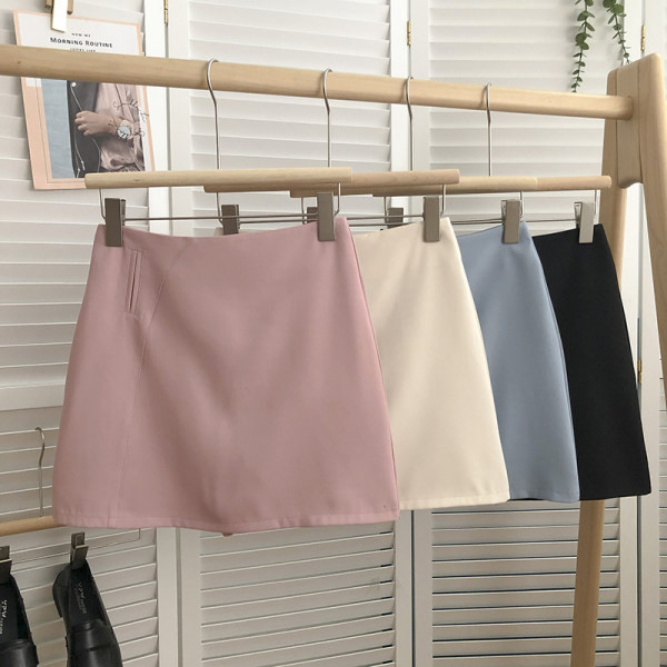 Lühike lukuga nahast seelik