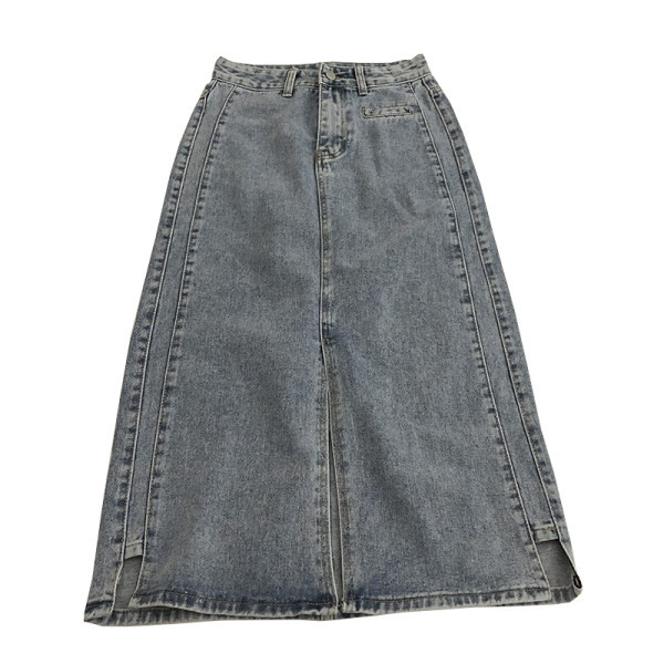 Naiste teksaseelik nööbiga